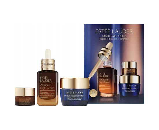 Estée Lauder Advanced Night Repair Face Serum Synchronized Multi-Recovery Complex with Hyaluronic Acid & Peptides | Anti Aging & Hydrating Dāvanu komplekti