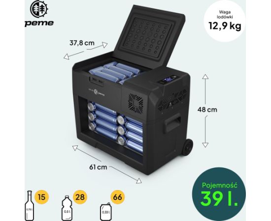 Lodówka turystyczna Peme Expedition 40 Dark Sky Aудио-видео