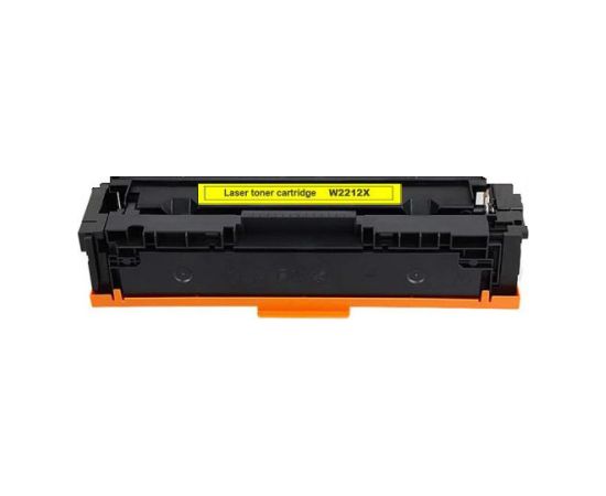 Compatible toner HP W2212X Yellow with chip Lāzerprinteru izejmateriāli
