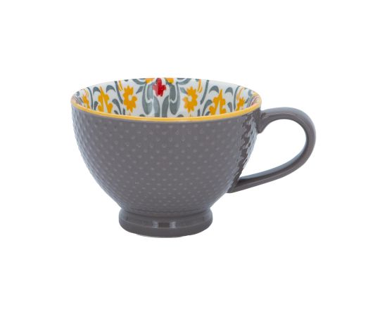 Mug SEREN H7,7cm 355ml, brown/yellow Jaunumi, mēbeles, māja