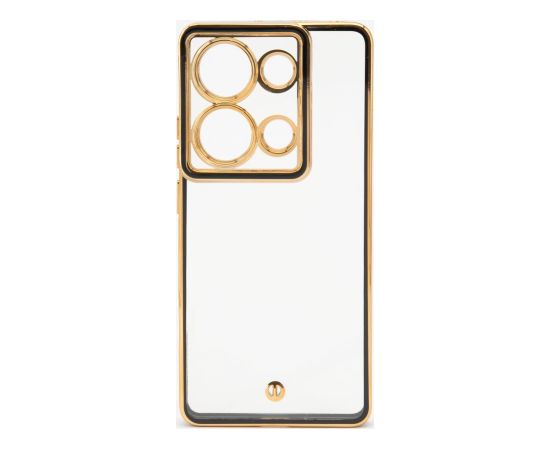 iLike Xiaomi  Poco M6 Pro TPU+PC With Camera Protective Transparent Black Neoriģinālie Maciņi