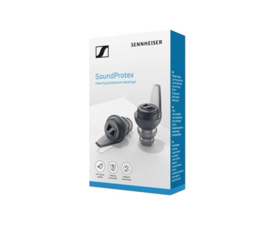 Sennheiser SoundProtex - Protective earplugs with 3 types of acoustic filters Skaistumam un veselībai
