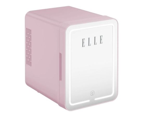 Mini lodówka z lusterkiem do makijażu LED ELLE 4L fioletowa Auto ledusskapji termoelektriskie