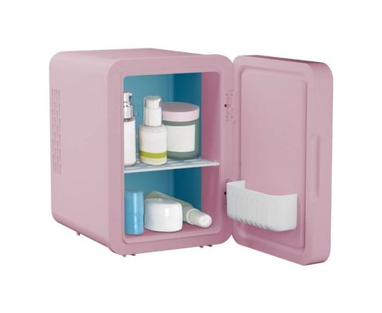 Mini lodówka z lusterkiem do makijażu LED ELLE 4L fioletowa Auto ledusskapji termoelektriskie