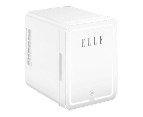 Mini lodówka z lusterkiem do makijażu LED ELLE 4L biała Auto ledusskapji termoelektriskie