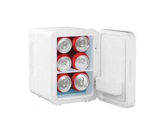 Mini lodówka z lusterkiem do makijażu LED ELLE 4L biała Auto ledusskapji termoelektriskie