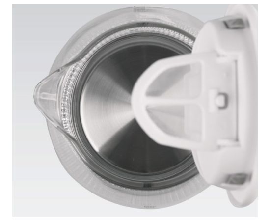 Czajnik elektryczny szklany 1,7L 2200W MR-063-WHITE MAESTRO Tējkannas (elektriskās)