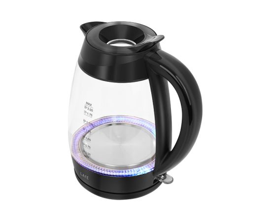 Lafe 47573 Electric Kettle Essential XL CEG016 Glass 2L Tējkannas (elektriskās)