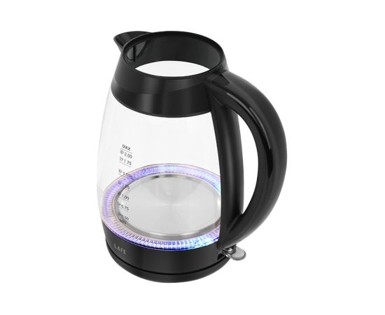 Lafe 47573 Electric Kettle Essential XL CEG016 Glass 2L Tējkannas (elektriskās)