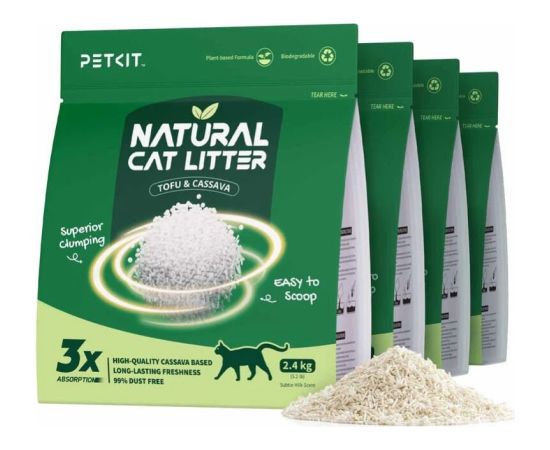 Petkit Natural Cat Litter - 4bags Наполнители для туалета