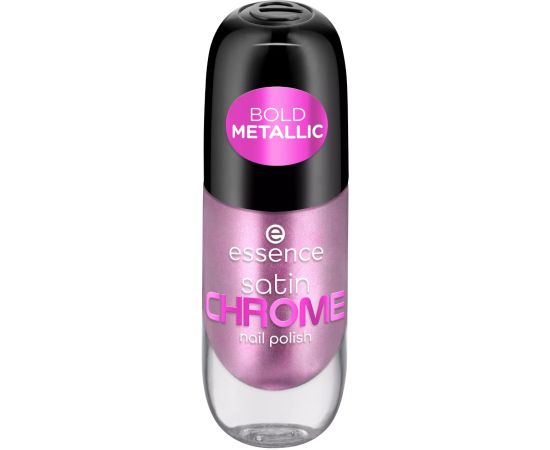 Essence, Satin Chrome, Nail Polish, 02, Artificial Pinktelligence, 8 ml Nagu lakas