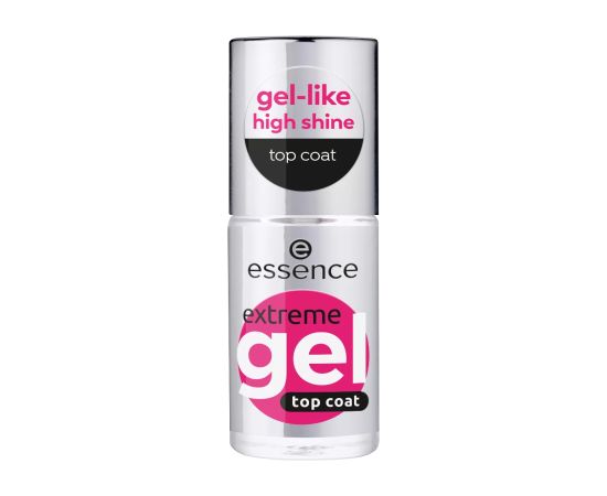 Essence, Extreme Gel, Top Coat, Nail Polish, 01, Gloss To Go, 8 ml Nagu lakas