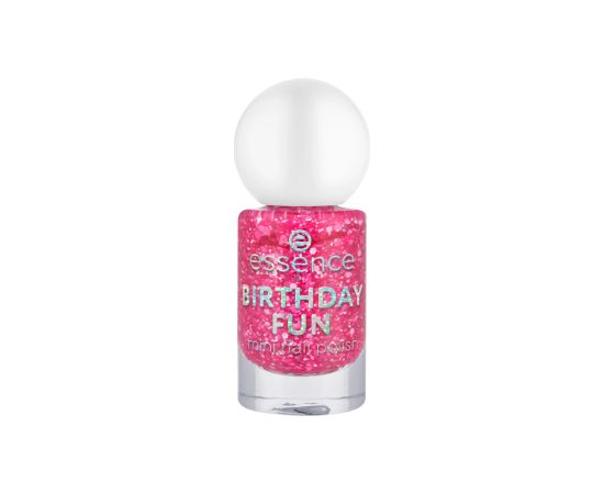 Essence, Birthday Fun, Glitter, Nail Polish, 5 ml *Miniature Nagu lakas