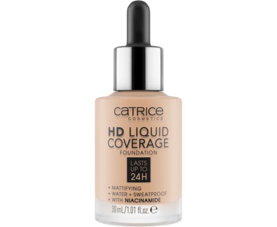 Catrice, HD, Vegan, Matte, Liquid Foundation, 046, Camel Beige, 30 ml Dekoratīvā kosmētika