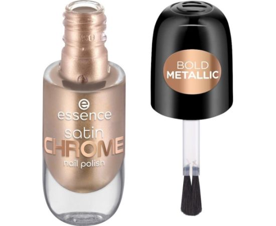 Essence, Satin Chrome, Vegan, Satin, Nail Polish, 01, Robotic, 8 ml Nagu lakas