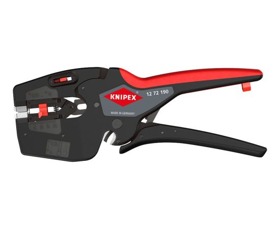 KNIPEX NexStrip electrician's multi-tool, stripping pliers (black/red) Jaunumi -Dārzam