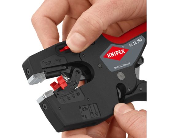 KNIPEX NexStrip electrician's multi-tool, stripping pliers (black/red) Jaunumi -Dārzam