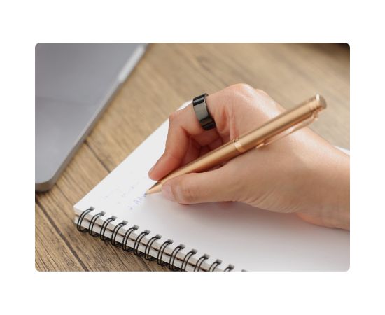 Ultrahuman Ring Air Aster Black Size 12 Smart-Watch Pulksteņi