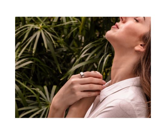 Ultrahuman Ring Air Air Silver Size 10 Smart-Watch Pulksteņi