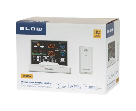 BLOW WS104 wireless weather station white Meteoroloģiskās stacijas