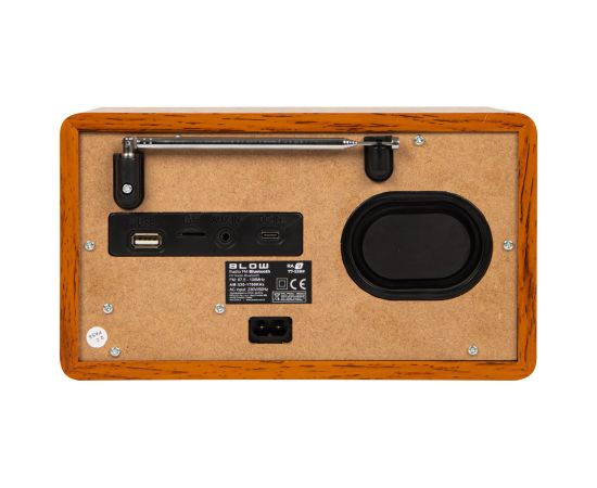 Portable analog AM/FM radio BLOW RA9 V.2" Radio, Radio pulksteņi