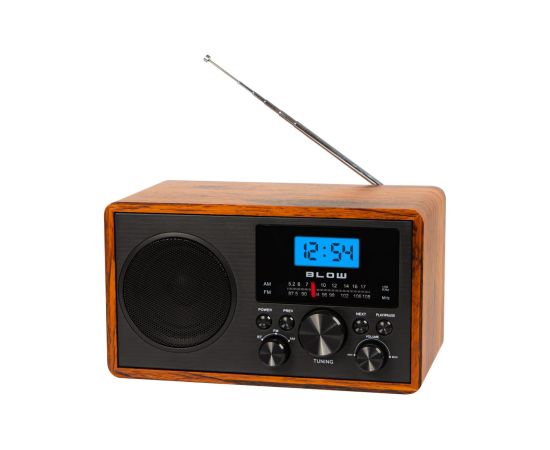 Portable analog AM/FM radio BLOW RA9 V.2" Radio, Radio pulksteņi