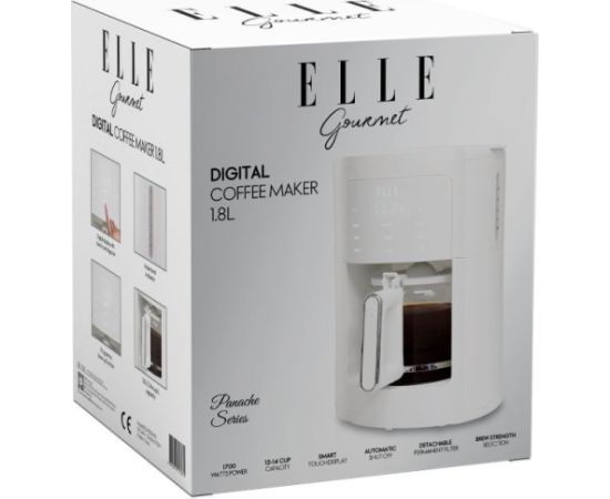 Ekspres przelewowy ELLE 1,8L biały Kafijas aparāti