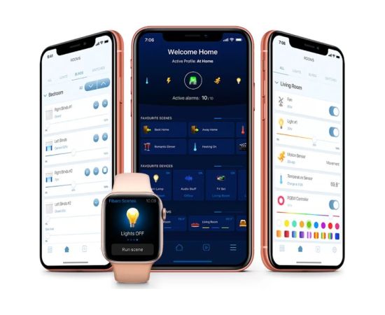 Fibaro Walli smart electrical socket FGWOE-011-8 Wallli Outlet Anthracite Gudrā māja