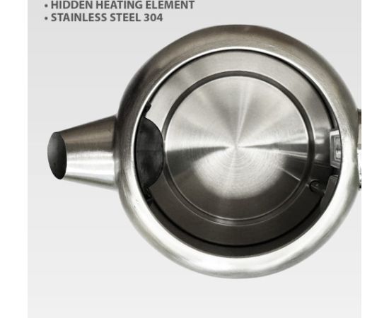 Czajnik elektryczny metalowy 1,7l 2200W MR-050 MAESTRO Tējkannas (elektriskās)