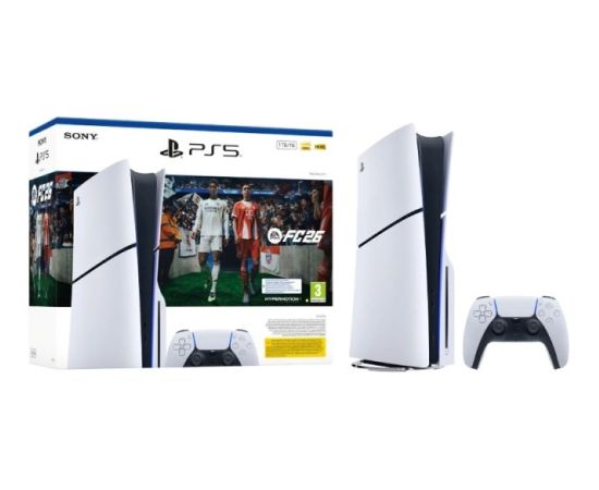 Sony PlayStation 5 Slim + EA Sports FC 26 Bundle 1 TB Wi-Fi Black, White Игровые приставки