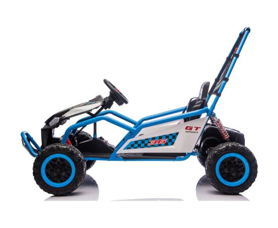 Lean Cars DM-107 24V7 Battery-Powered Vehicle with Silent Blue Engine Jaunumi, Bērnu preces