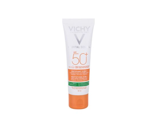 Vichy Capital Soleil / Mattifying 3-in-1 50ml SPF50+ Sejas kopšana