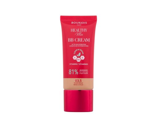 Bourjois Healthy Mix / Clean & Vegan BB Cream 30ml Dekoratīvā kosmētika