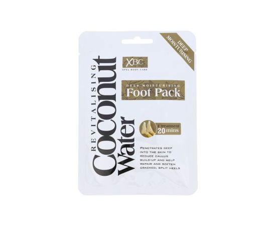 Xpel Coconut Water / Deep Moisturising Foot Pack 1pc Ķermeņa kosmētika