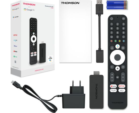 Thomson Streaming Stick with Google TV 145 4K - Black Jaunumi - Datori