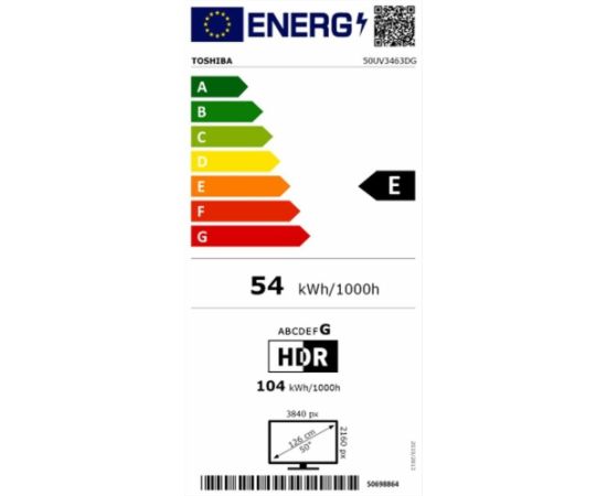 Smart TV Toshiba 50UV3463DG 4K Ultra HD 50" LED Новинки Компьютерная техника