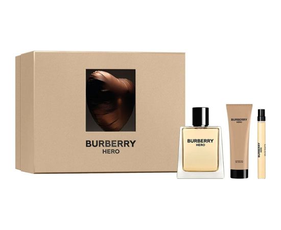 SET Burberry Hero EDT 100ml + SG 75ml + EDT 10ml Dāvanu komplekti