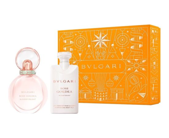 Xmas 2024 Set Bvlgari: Rose Goldea Blossom Delight 2019, Eau De Parfum, For Women, 50 ml + Rose Goldea Blossom Delight 2019, Hydrating, Body Lotion, 75 ml For Women Dāvanu komplekti
