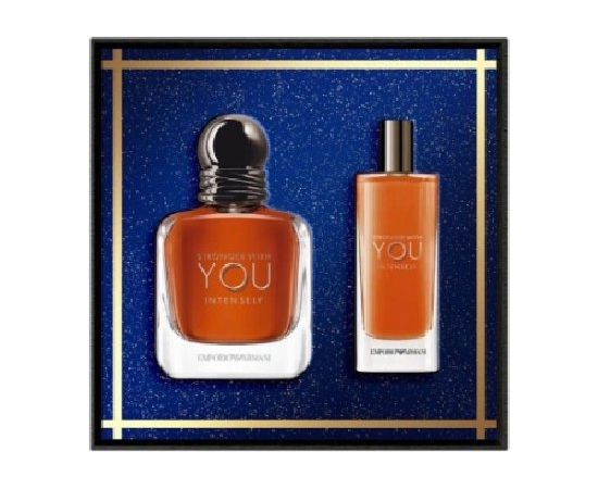 set Giorgio Armani Stronger With You Intensely 100ml EDP + 15ml EDP Dāvanu komplekti
