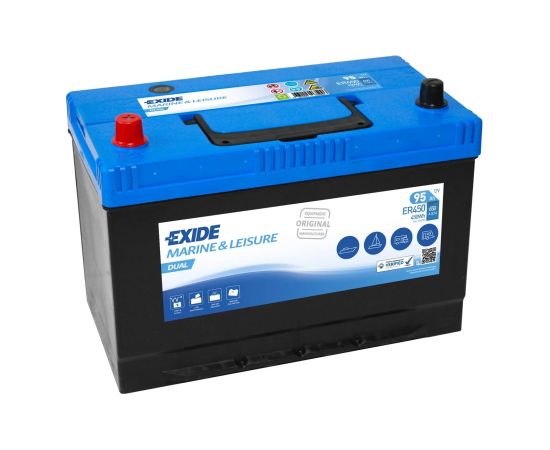 EXIDE Dual ER450 12V 95Ah 720A(EN) 306x173x222 1/1 EAN3661024035996 Akumulatori