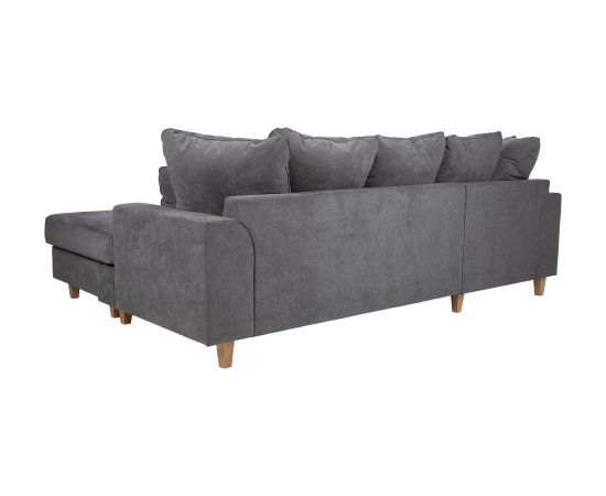 Stūra dīvāns JAMAICA pelēks Jaunumi -Dārzam