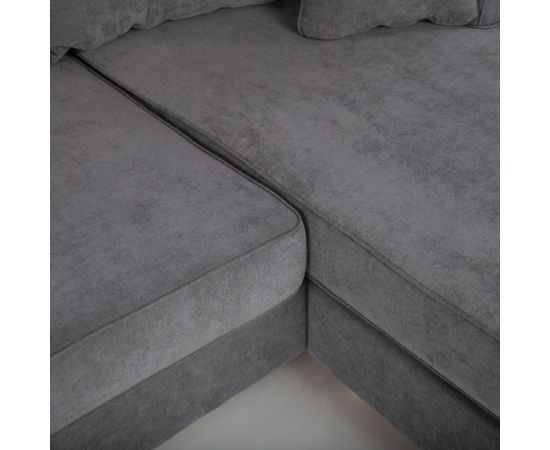 Stūra dīvāns JAMAICA pelēks Jaunumi -Dārzam