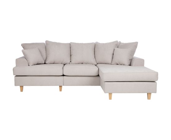 Stūra dīvāns JAMAICA gaiši pelēks Jaunumi -Dārzam