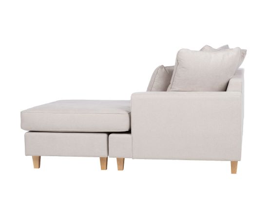 Stūra dīvāns JAMAICA gaiši pelēks Jaunumi -Dārzam