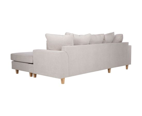 Stūra dīvāns JAMAICA gaiši pelēks Jaunumi -Dārzam