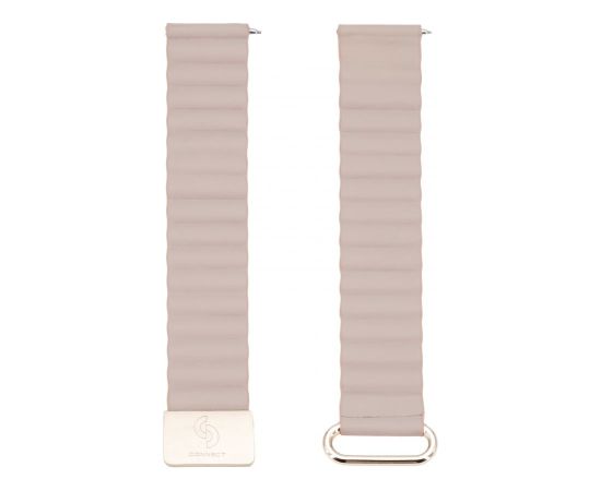 Connect   20mm Cortical back buckle magnetic suction Watch Straps (130mm M/L) Khaki Smart pūlksteņu aksesuāri