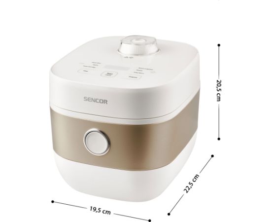Rice cooker Sencor with ceramic coated inner pot Multifunkcionālie katli