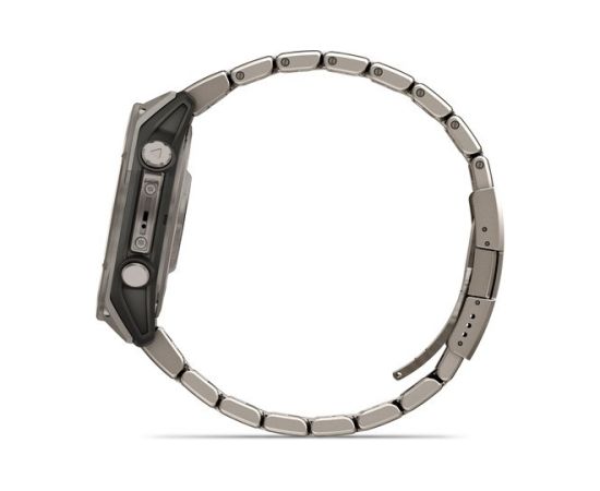 Garmin Fenix 8 3.56 cm (1.4") AMOLED 47 mm Digital 454 x 454 pixels Touchscreen Titanium Wi-Fi GPS (satellite) Smart-Watch Pulksteņi