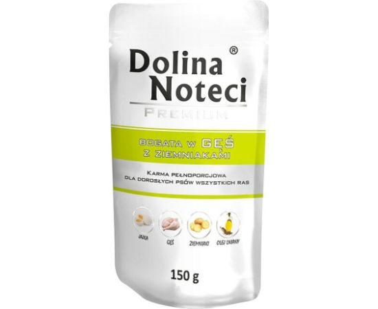 DOLINA NOTECI Premium Rich in goose with potatoes - Wet dog food - 150 g Suņu barība