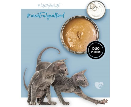 3COTY Turkey with chicken For kittens - wet cat food - 80g Kaķu konservi